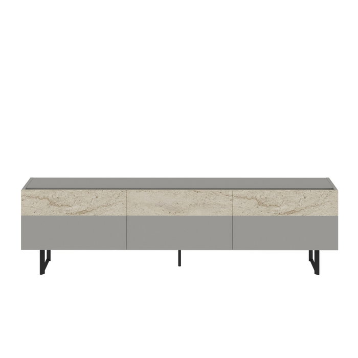 Hanah Home Soporte de TV Gris y Travertino Hanah Home Soporte de TV Gris y Travertino
